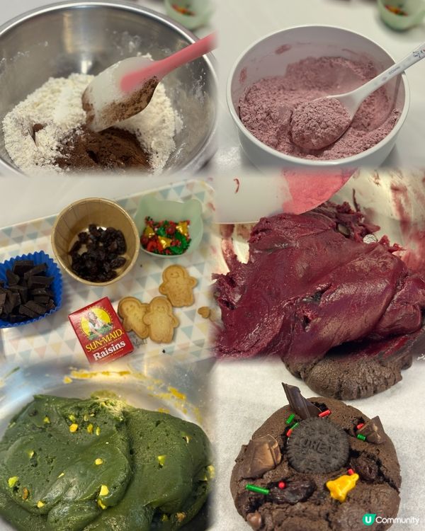 為家人輕鬆整🎄聖誕軟心曲奇🍪😋 無需用打蛋器～