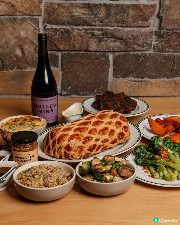 聖誕到會推介！Feather & Bone聖誕烤肉套餐/烤火雞/威靈頓牛柳/酥皮焗三文魚