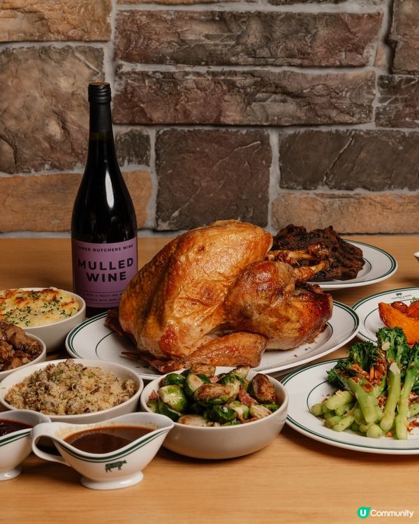 聖誕到會推介！Feather & Bone聖誕烤肉套餐/烤火雞/威靈頓牛柳/酥皮焗三文魚