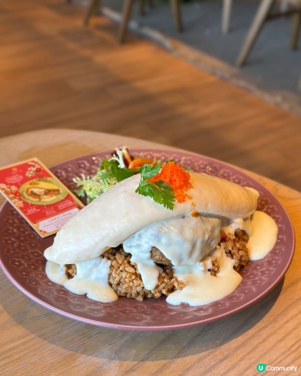 銅鑼灣喫茶打卡📸！白雪椿蛋包飯超正😋！