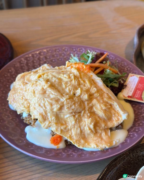 銅鑼灣喫茶打卡📸！白雪椿蛋包飯超正😋！