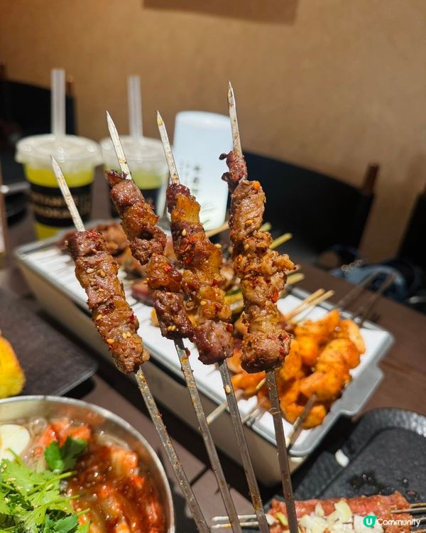 皇庭廣場新開燒烤！🤤 炭火香到爆！🔥