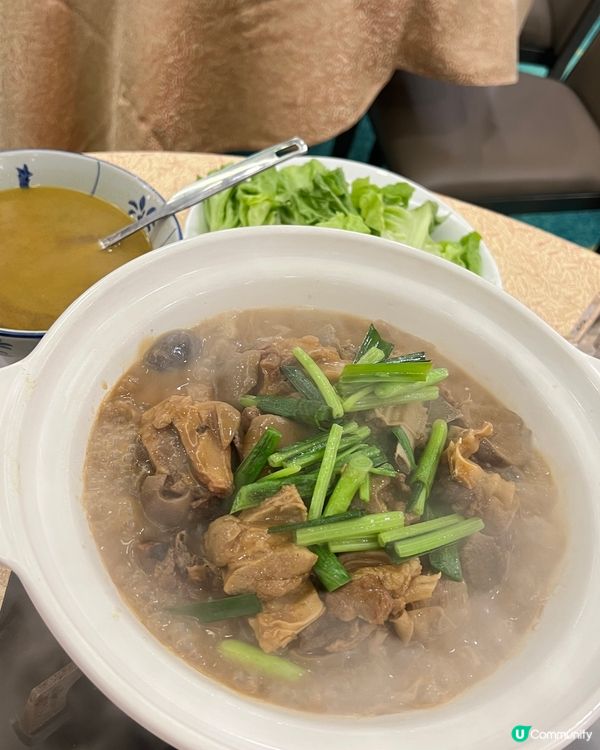 ☺️喜出望外羊腩煲片皮鴨中菜