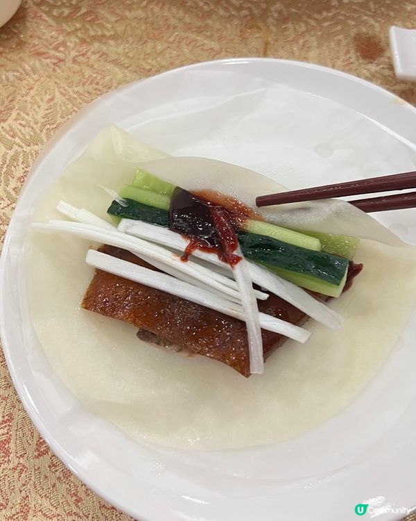 ☺️喜出望外羊腩煲片皮鴨中菜