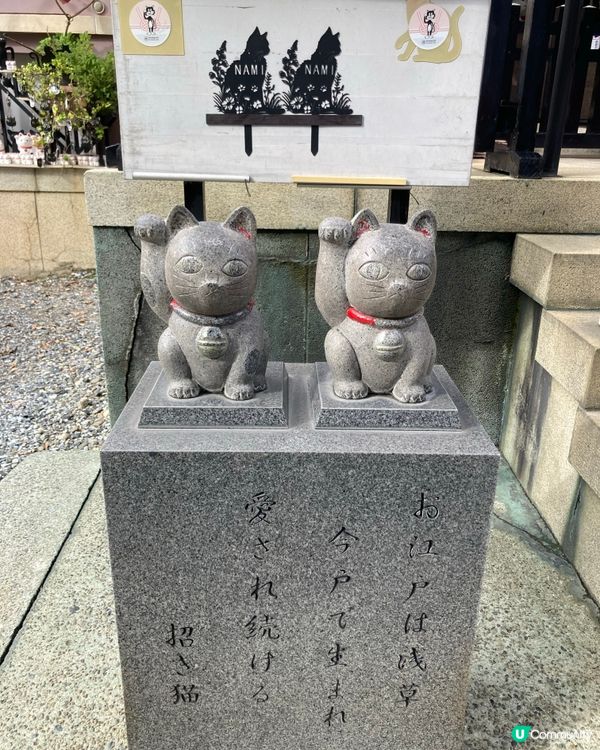 今戶神社求姻緣！招財貓發源地 😻 戀愛運UP!