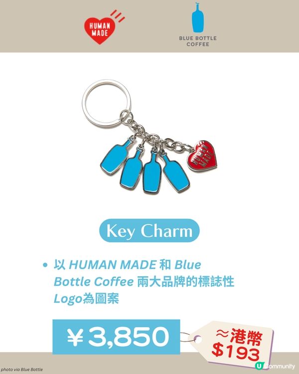 Blue Bottle Coffee × HUMAN MADE 最新聯乘！☕ 必搶兩用保温瓶❤️