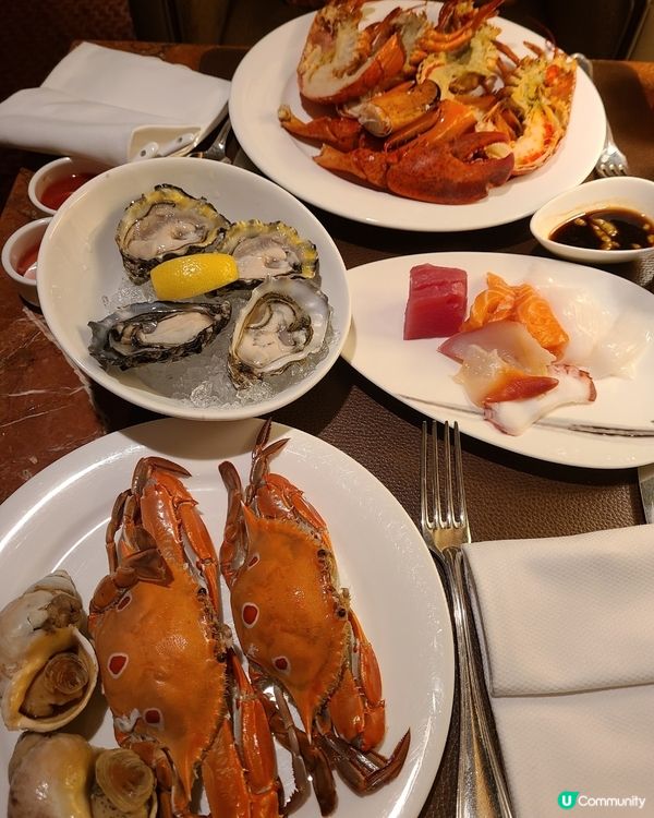 文華東方海鮮自助餐🤤！中環奢華體驗！