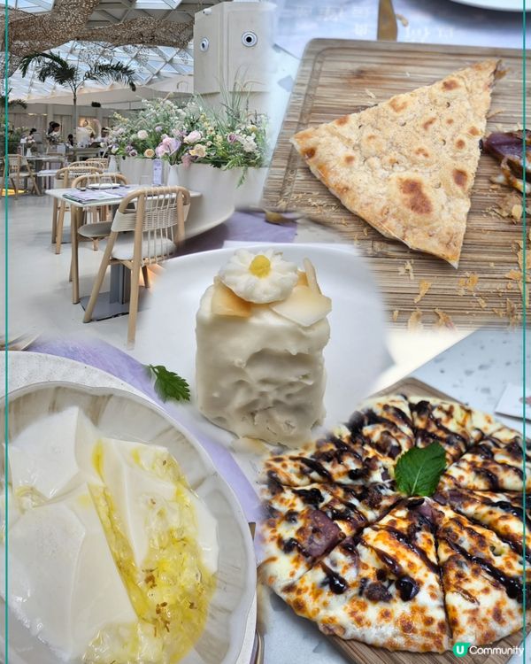 萬象天地花廚下午茶🤤！桂花豆花必試！