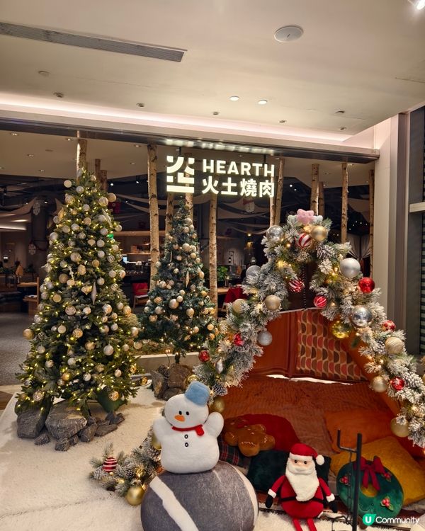 聖誕氣氛滿滿的日式燒肉店