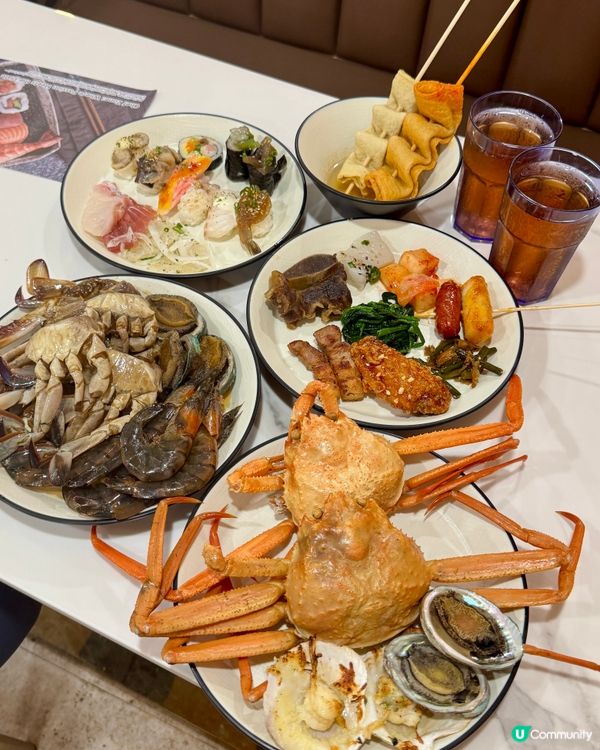 全港首間韓式自助餐🇰🇷任食韓國蒸海鮮、醬油蟹🦀🦐🦪