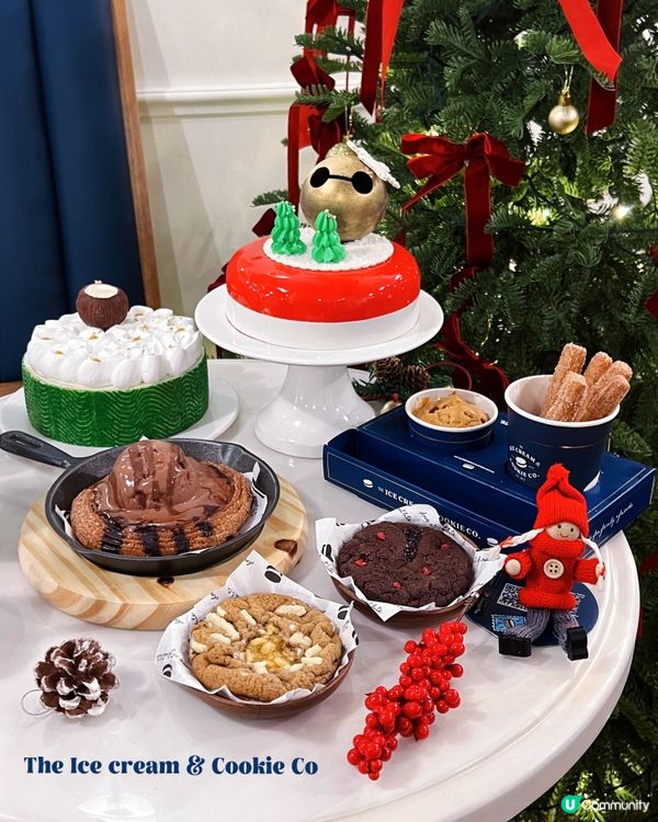 甜品控注意🎄✨聖誕打卡曲奇＋雪糕甜品