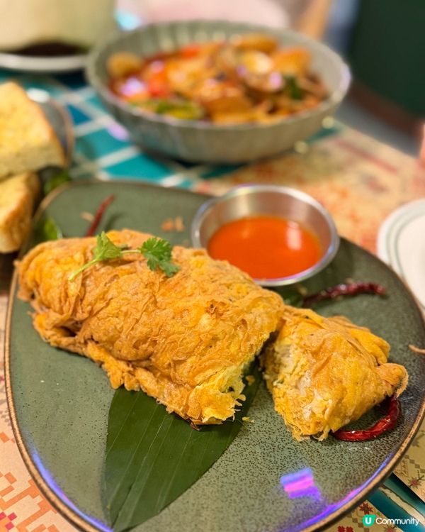 今晚米芝蓮泰菜🤤！瑪莎文咖哩牛肋條勁正！😋