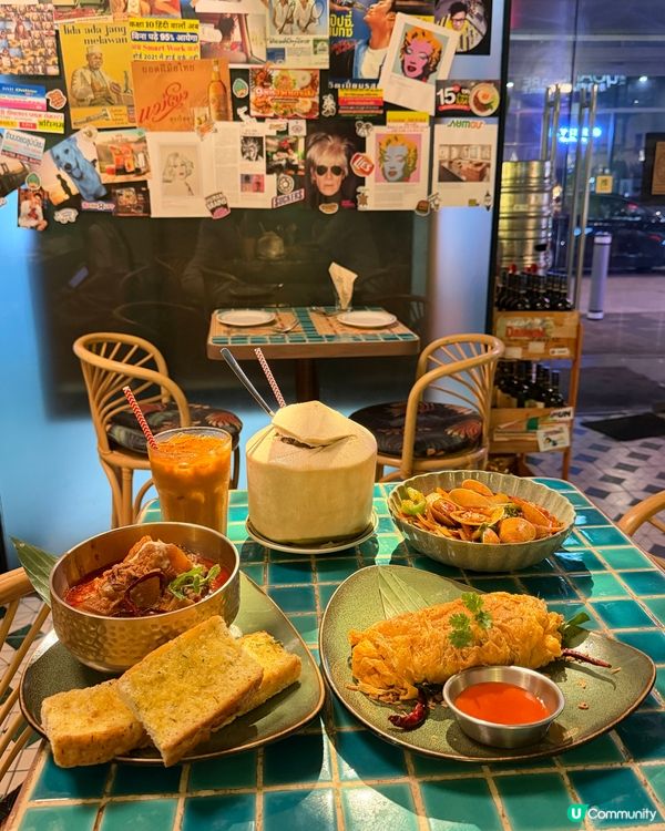 今晚米芝蓮泰菜🤤！瑪莎文咖哩牛肋條勁正！😋