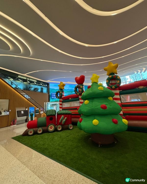 Xmas 2025 - 朗壹廣場彈彈跳聖誕列車