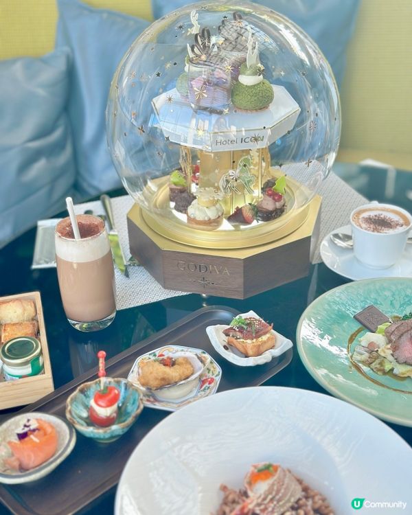 🇭🇰 任食Godiva雪糕下午茶🍦🎀