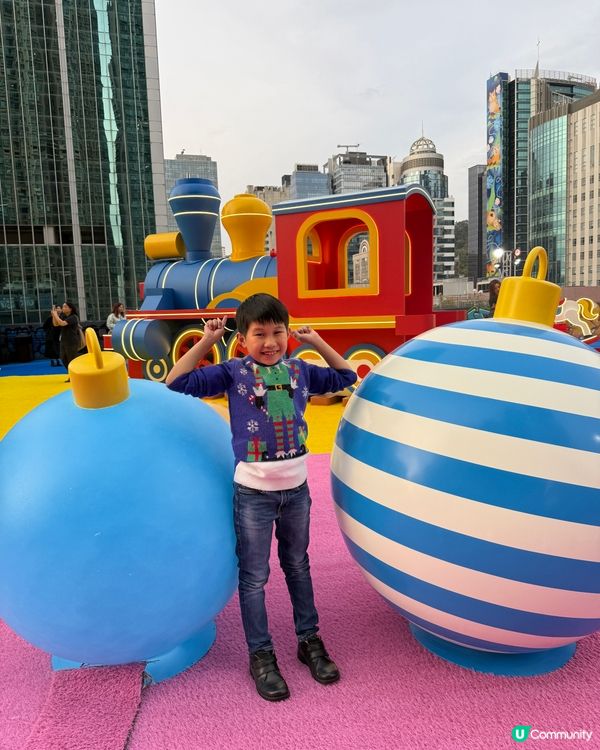 1.  聖誕玩具村🎄！巨型火車🚂+泡泡🫧打卡位📸！小朋友必去