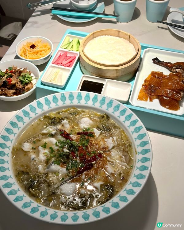 姚姚酸菜魚套餐😋！酸辣開胃！🤤