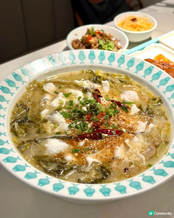 姚姚酸菜魚套餐😋！酸辣開胃！🤤