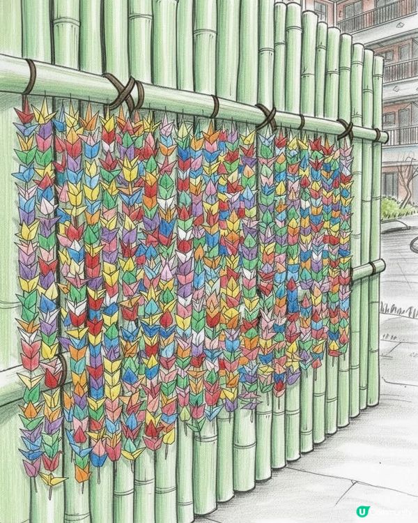 聖誕展覽「千紙鶴」送上祝福  以竹傳遞生生不息希望