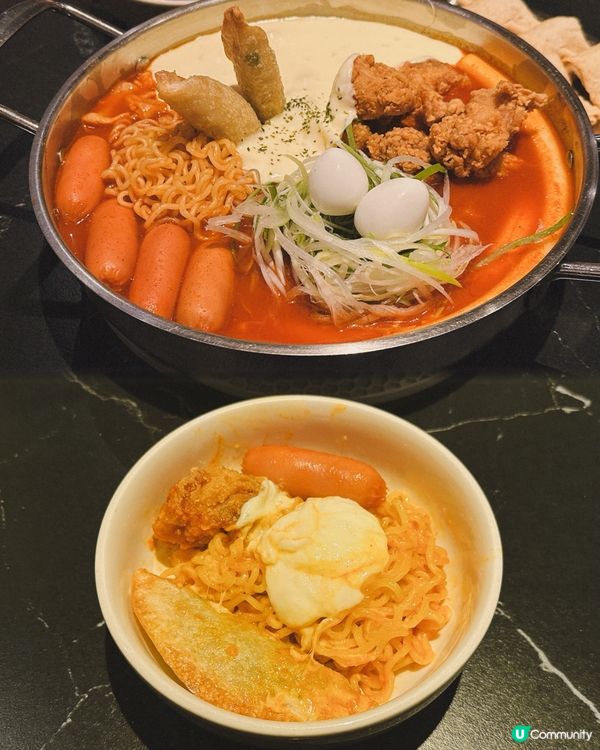 炸雞芝士年糕鍋🤤！沙田青年大邦😋！