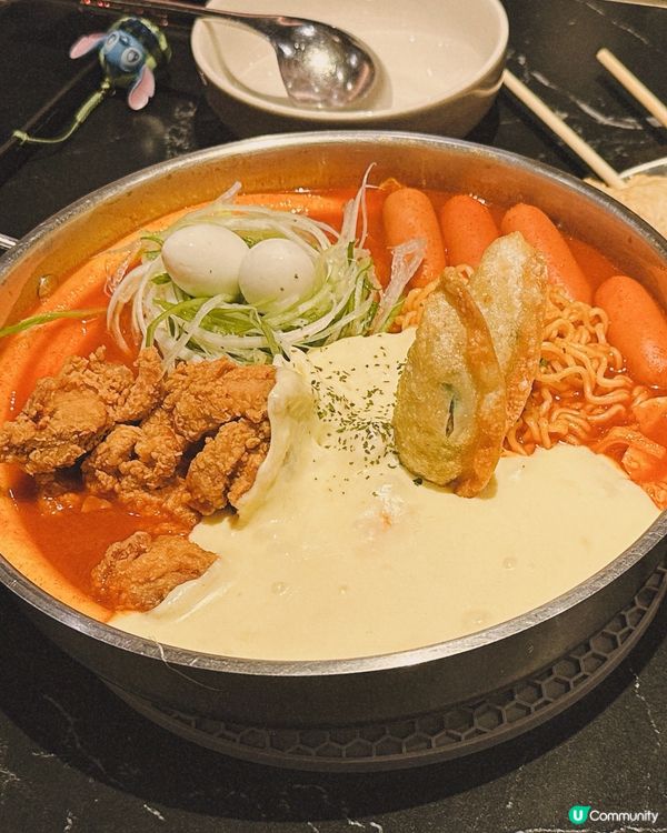 炸雞芝士年糕鍋🤤！沙田青年大邦😋！