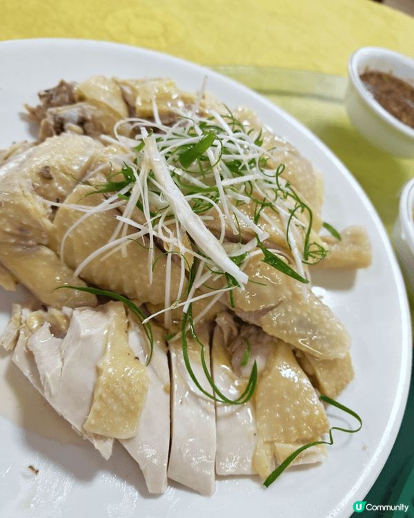 的切雞新鮮,肉緊緻,有雞味,清蒸花甲王,鮮甜,肉嫩,最後雪糕...