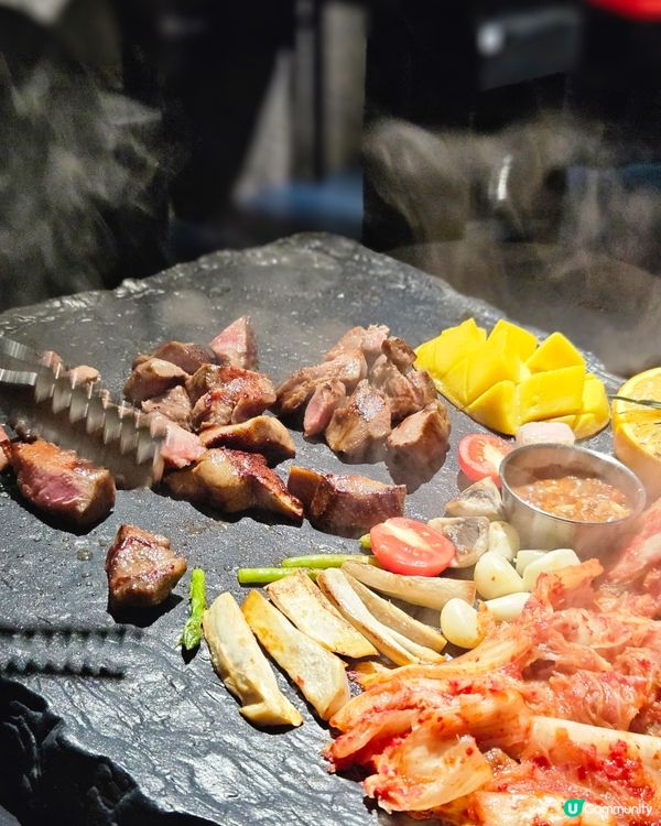 銅鑼灣火山岩洞🇰🇷烤肉！🤤 濟州黑毛豬超正！