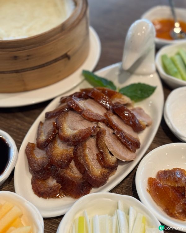 $398有黑醋骨、半隻北京填鴨、白菜同包茶位錢。