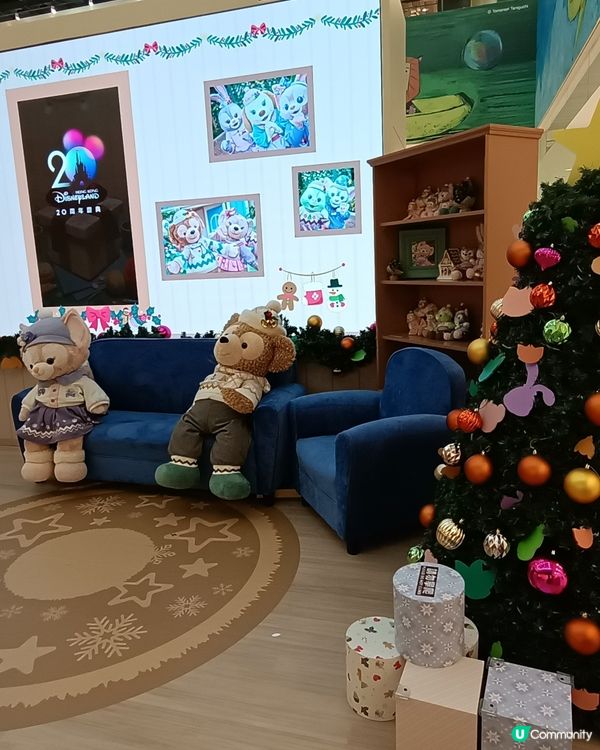 迪士尼聖誕🎄隱藏版打卡位！🤩 毛公仔大晒！🧸