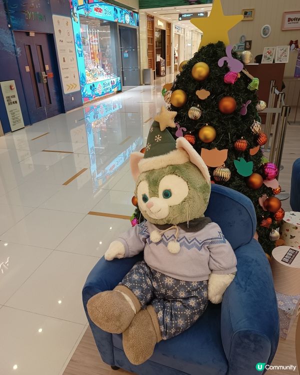 迪士尼聖誕🎄隱藏版打卡位！🤩 毛公仔大晒！🧸