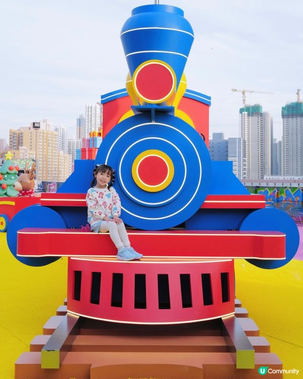 聖誕玩具火車樂園🚂幻彩泡泡🫧親子必去打卡📸