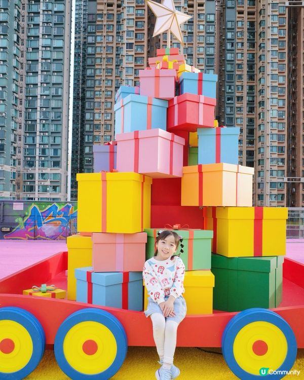 聖誕玩具火車樂園🚂幻彩泡泡🫧親子必去打卡📸