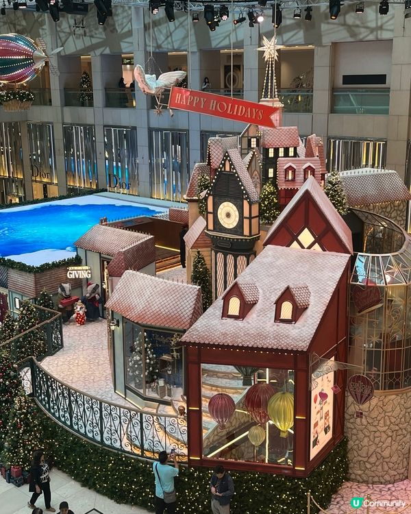 中環置地廣場聖誕佈置粉色的糖果屋甜美夢幻🧑‍🎄🎁🎄