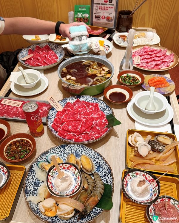 牛気地中海暖鍋🔥！和牛海鮮任你食😋！