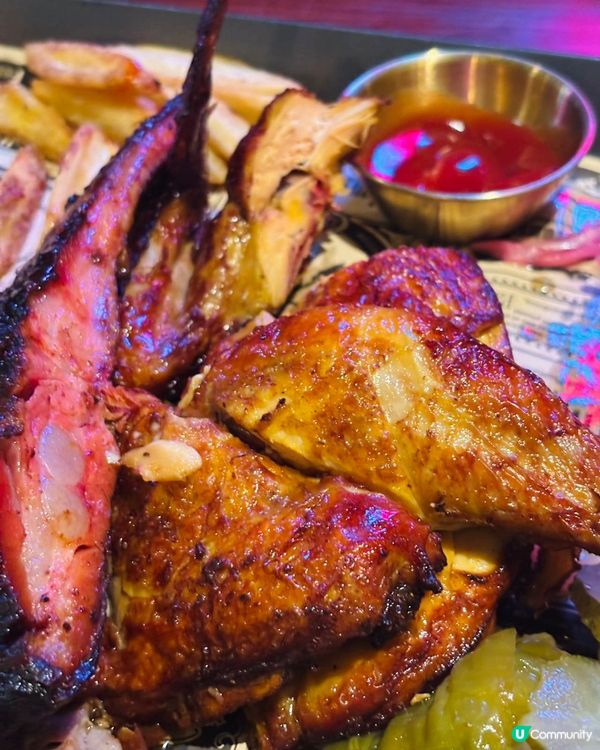 最近去左🍖One Smile 美式煙薰慢烤🍖福田新店聚餐