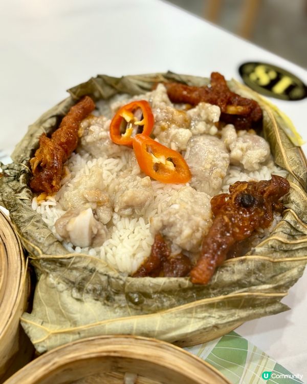 推介：荷葉鳳爪排骨飯