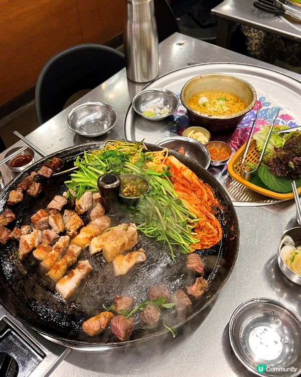 🇰🇷 邊佑錫同款❗️超人氣水芹菜烤肉店實評🔥