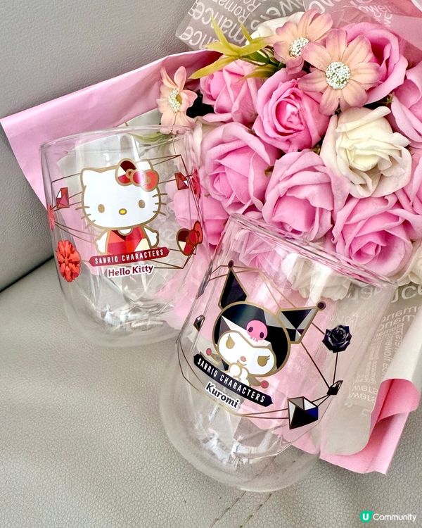 【7-11 x Sanrio 第二彈✨幻鑽雙層玻璃杯】