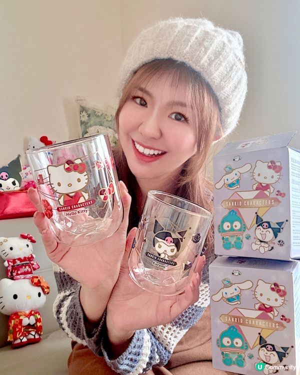 【7-11 x Sanrio 第二彈✨幻鑽雙層玻璃杯】