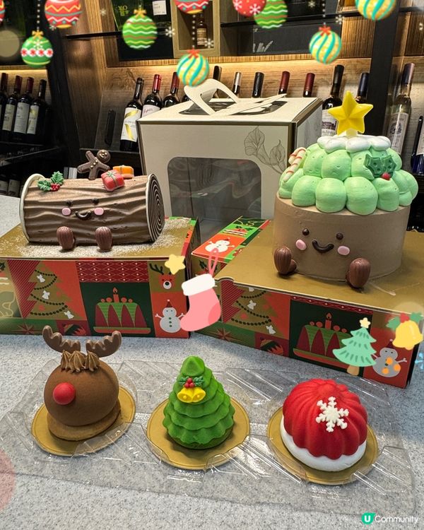 聖誕蛋糕甜品！🎄分享幸福滋味😋