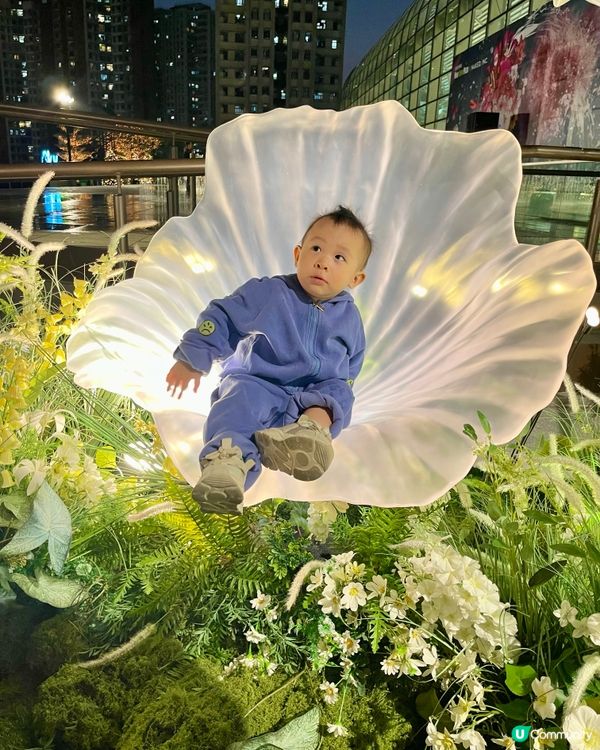 沉浸式聖誕水幕光影show必去✨