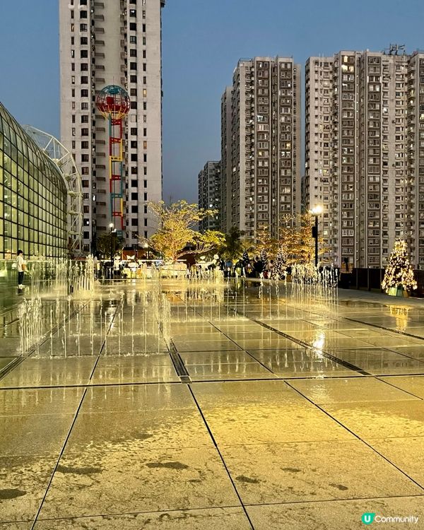 沉浸式聖誕水幕光影show必去✨