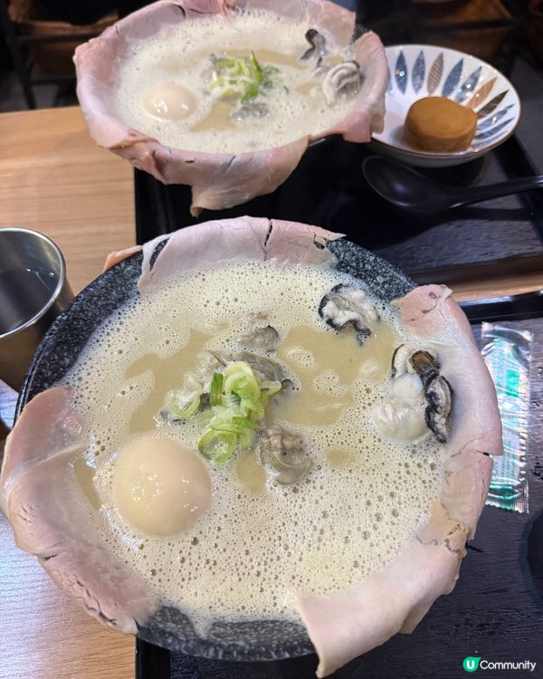 長沙灣隱世廣島蠔湯拉麵🍜！先飲湯🤤！