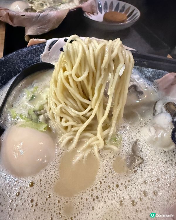 長沙灣隱世廣島蠔湯拉麵🍜！先飲湯🤤！