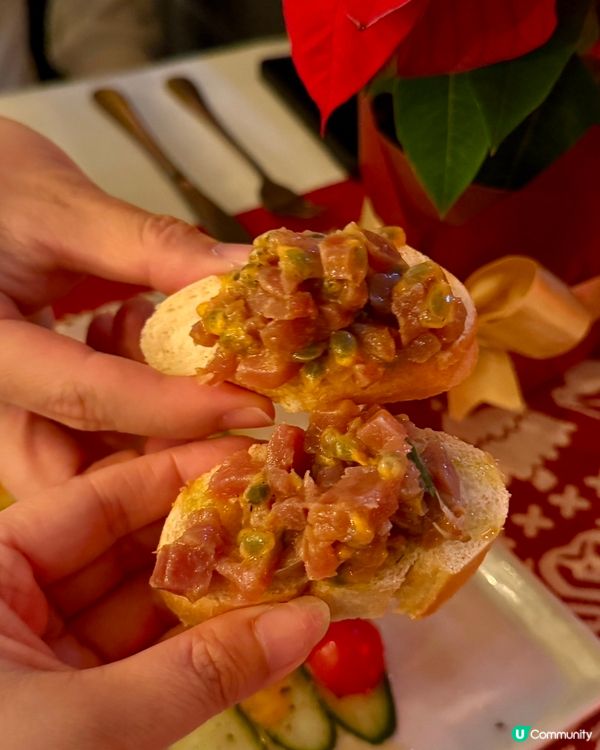 聖誕晚市套餐每位$498🎄🍽️ 🥂