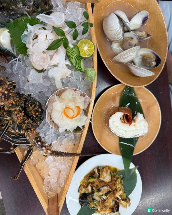 泊港市場海鮮🤤！龍蝦刺身超正！🦞