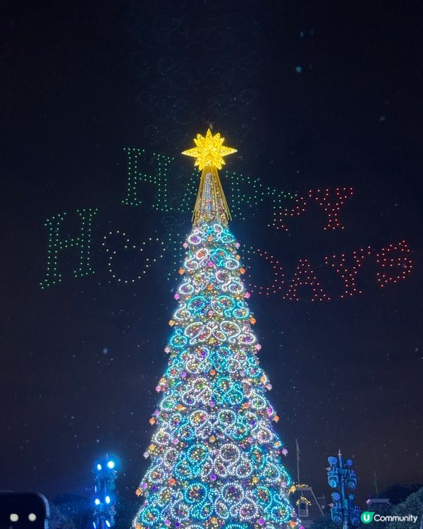 今年迪士尼聖誕樹🎄勁靚！快啲去打卡📸！