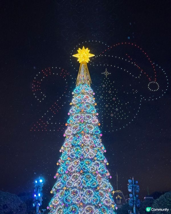 今年迪士尼聖誕樹🎄勁靚！快啲去打卡📸！