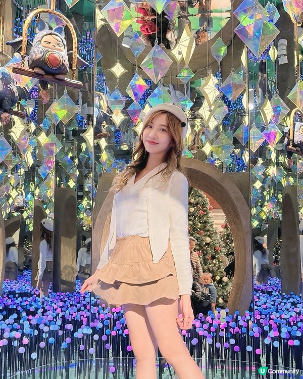 【聖誕德福廣場打卡攻略🎄！豆子森林勁治癒😍】