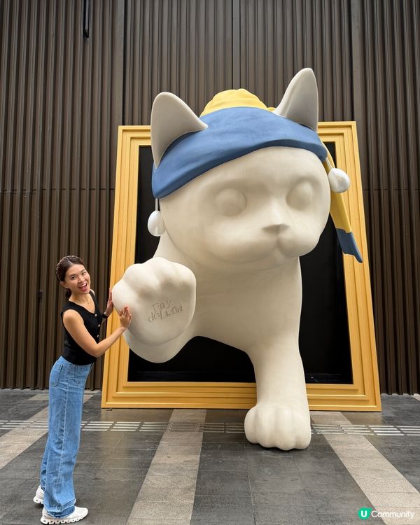 深圳萬象城藝術品打卡位🐱